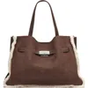 Dkny Bryar Large Satchel In Brown