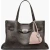 Dkny Bryar Large Satchel With Heart Dangle In Multi