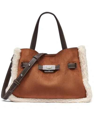 Dkny Bryar Small Satchel In Walnut
