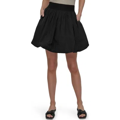 Dkny Bubble Miniskirt In Black
