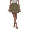 Dkny Bubble Miniskirt In Utility Green