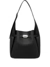 Dkny Buckle-detail Tote Bag In Black