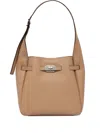 Dkny Buckle-detail Tote Bag In Brown