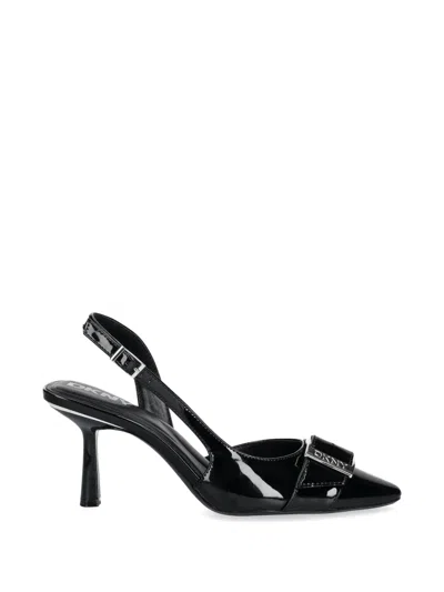 Dkny Buckle Slingback Pumps In Black