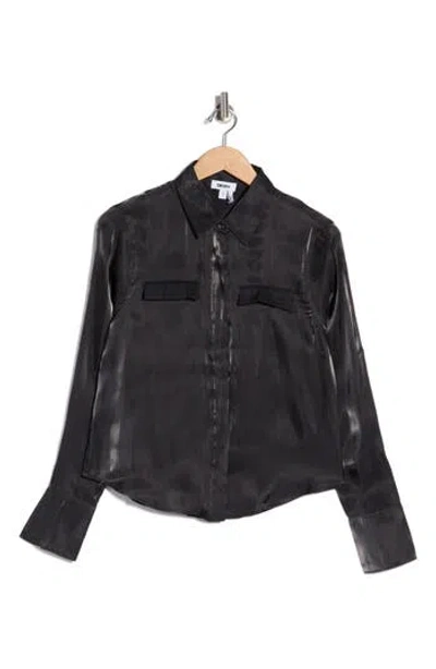 Dkny Button-up Shirt In Black