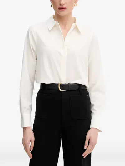 Dkny Buttoned Shirt In Neutral