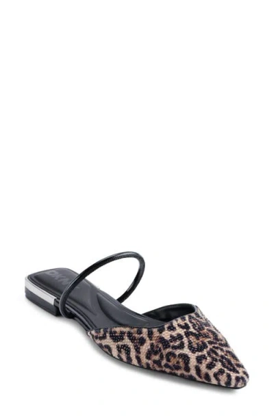 Dkny Cabbi Mary Jane Mule In Natural/bl