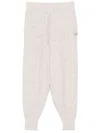 Dkny Cable-knit Trousers In Neutrals