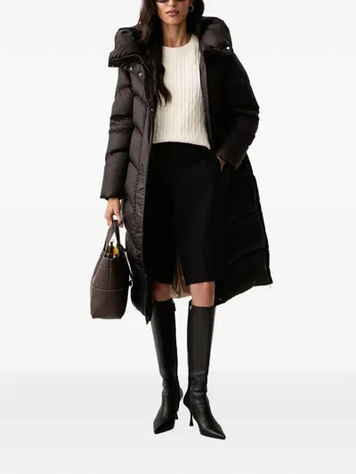 Dkny Cable-knit Logo-patch Sweater In Black