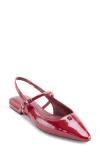 Dkny Cairo Slingback Flat In Red