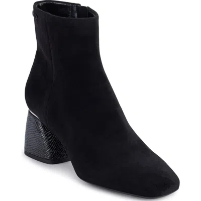 Dkny Caleena Block Heel Bootie In Black