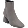 Dkny Caleena Block Heel Bootie In Gray