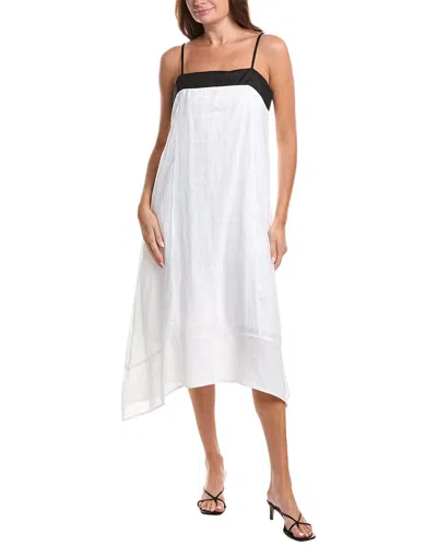 Dkny Cami Linen Dress In Transparent