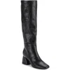 DKNY CANA WOMENS BLOCK HEEL MAN MADE KNEE-HIGH BOOTS