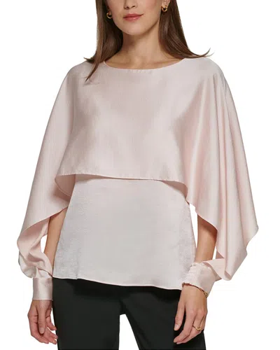 Dkny Cape Top In Pink