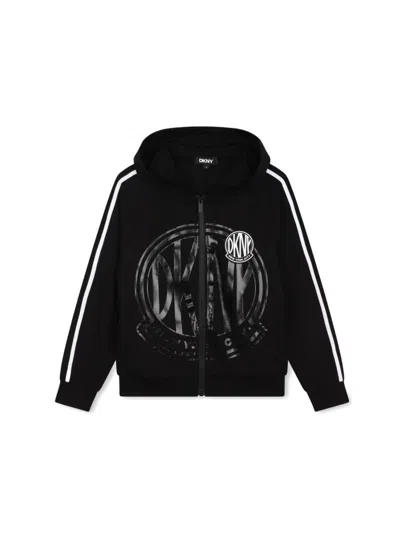 Dkny Kids' Cardigan In Black