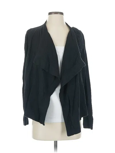 Pre-owned Dkny Cardigan Sweater In Black