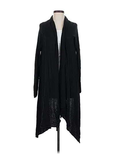 Pre-owned Dkny Cardigan Sweater In Black