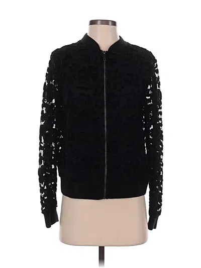 Pre-owned Dkny Cardigan Sweater In Black