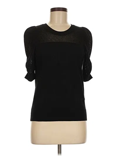 Pre-owned Dkny Cardigan Sweater In Black