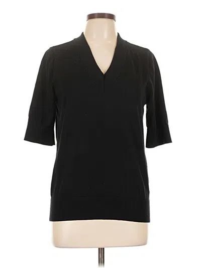 Pre-owned Dkny Cardigan Sweater In Black