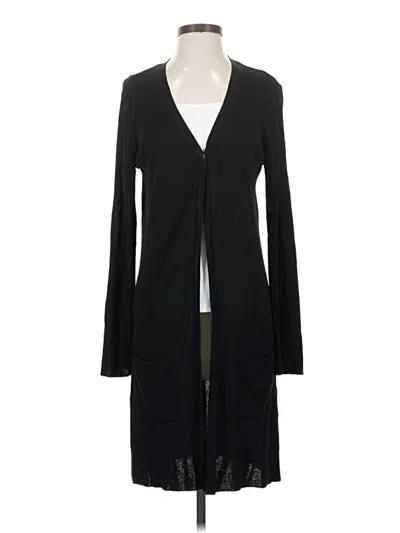 Pre-owned Dkny Cardigan Sweater In Black