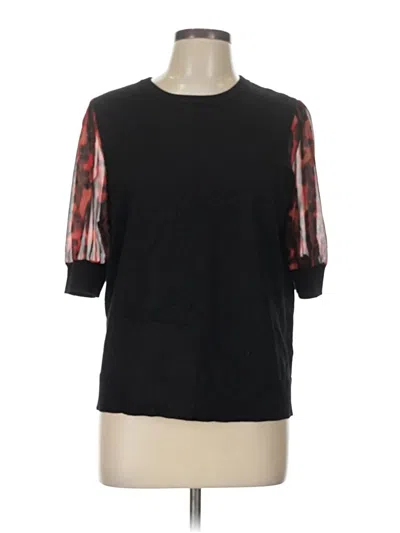 Pre-owned Dkny Cardigan Sweater In Black
