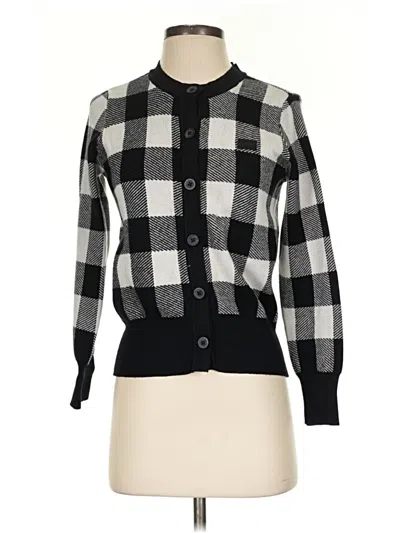 Pre-owned Dkny Cardigan Sweater In Black