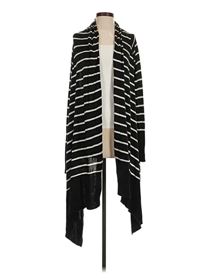 Pre-owned Dkny Cardigan Sweater In Black