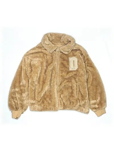 Pre-owned Dkny Kids' Cardigan Sweater In Brown