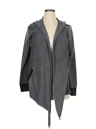 Pre-owned Dkny Cardigan Sweater In Gray