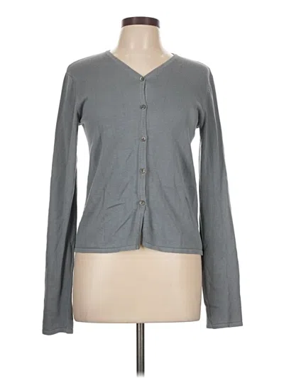 Pre-owned Dkny Cardigan Sweater In Gray
