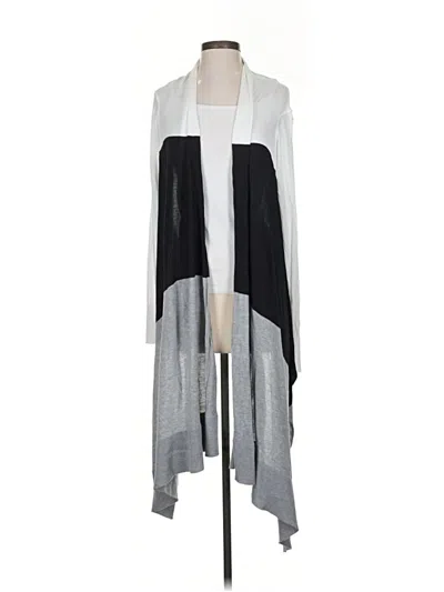 Pre-owned Dkny Cardigan Sweater In Gray