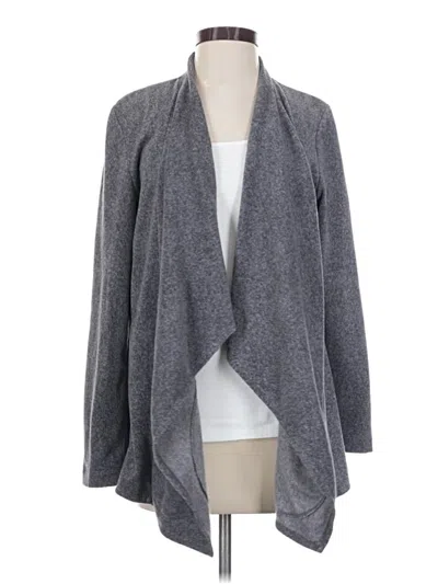 Pre-owned Dkny Cardigan Sweater In Gray