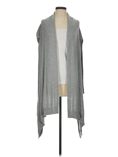 Pre-owned Dkny Cardigan Sweater In Gray