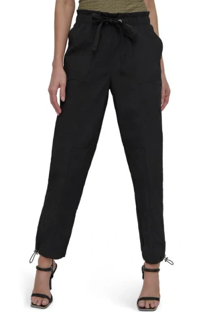 Dkny Cargo Joggers In Black