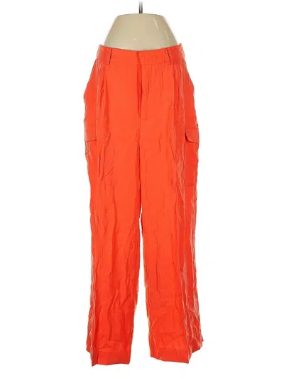 Pre-owned Dkny Cargo Pants In Orange