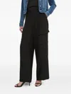 Dkny Cargo Pocket Trousers In Black