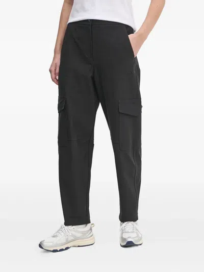 Dkny Cargo Pocket Trousers In Black