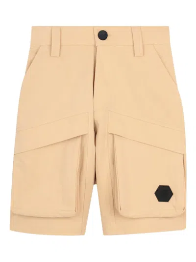 Dkny Kids' Cargo-pockets Shorts In Neutral