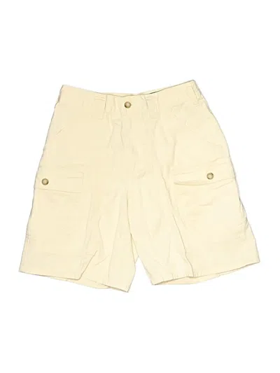 Pre-owned Dkny Cargo Shorts In Yellow