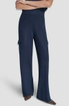 Dkny Cargo Sweater Pants In Blue