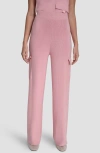 Dkny Cargo Sweater Pants In Pink