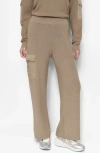 Dkny Cargo Sweater Pants In Taupe