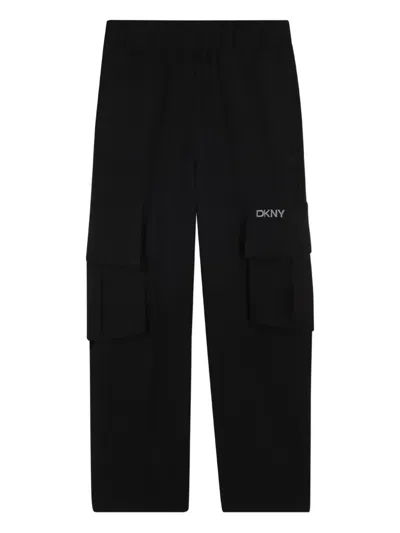 Dkny Cargo Trousers In Black