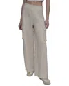 Dkny Cargo Wide Leg Pant In Neutral