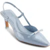 Dkny Carline Slingback Pump In Celeste Blue