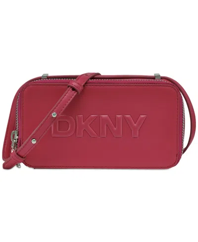 Dkny Carter Mini Logo Camera Bag In Berry