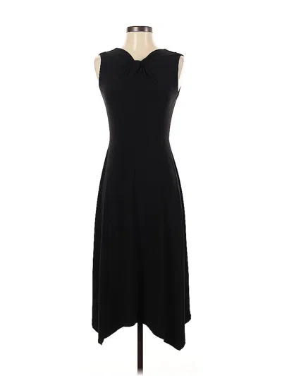 Pre-owned Dkny Casual Dress In Black