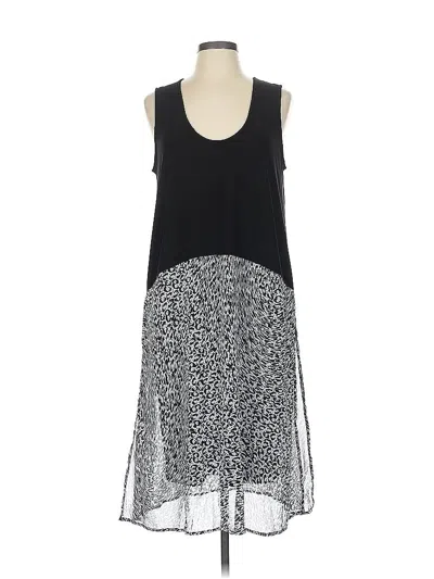 Pre-owned Dkny Casual Dress In Black